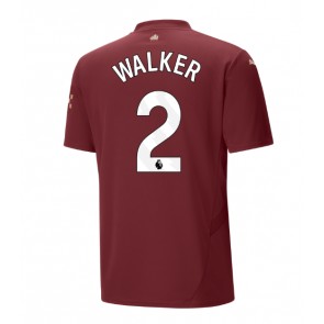 Manchester City Kyle Walker #2 Replika Tredjetrøje 2024-25 Kortærmet